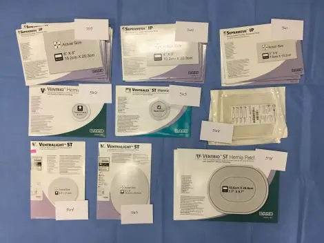 Bard 5954450 Ventralight ST Mesh 4 5 Circle