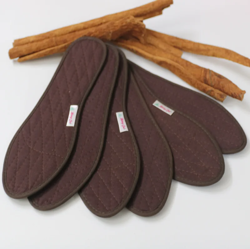 Vietnam Best Sports Insoles Supplier EVA PU Material inside Position Insoles to Keep Feet Dry for Sweaty Feet Cinnamon Flavor