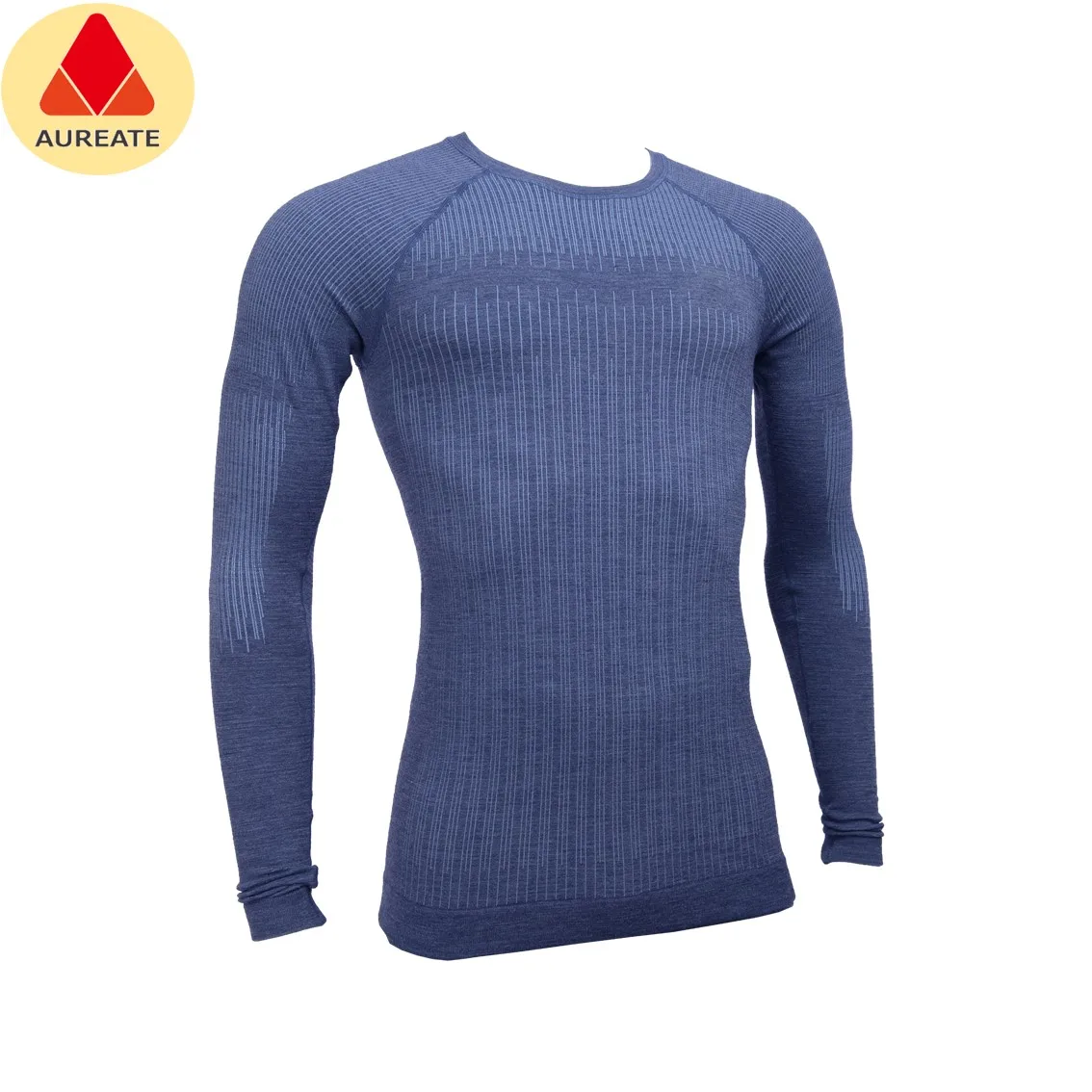 Высокое качество Бесшовные 4-полосная стежка подштанники; Комплект для мужчин мериновая шерсть теплые нижним бельём Seamless термальное нижнее белье для мужчин