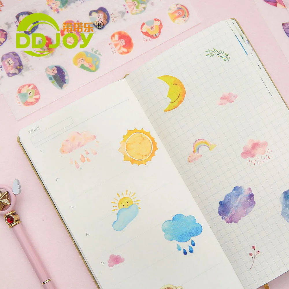 DIY kids sticker, custom children pvc stickers for kids, phone /Diary/ledger Creative custom stickers