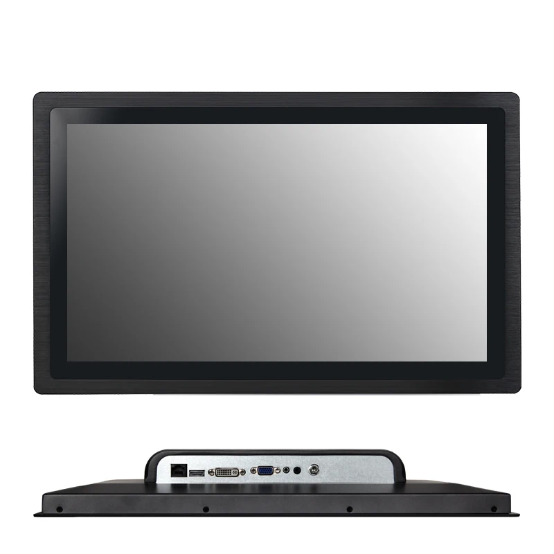 Manufacturer 21.5 Inch Aluminum Alloy Enclosure Full HD LCD Panel VGA Port Industrial Touch Screen Monitor for Factory