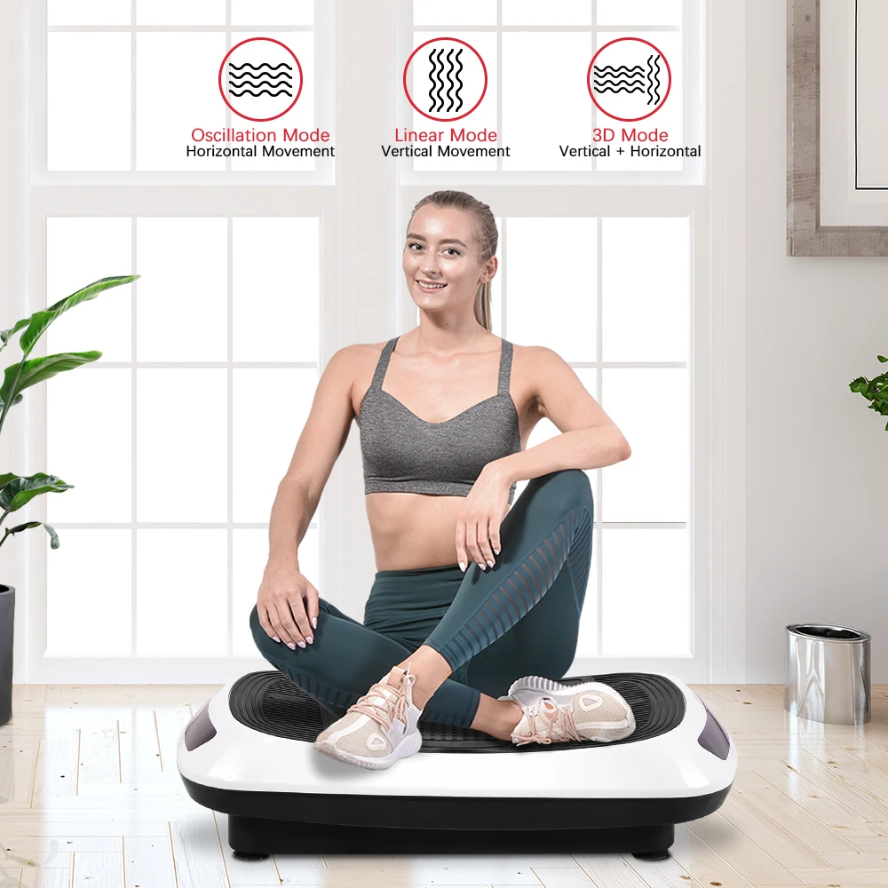 
Onetwofit Power Plataforma Vibratoria Para Ejercicio Fit Exercise Fitness Machine Body Vibrator Platform 3D Vibration Plate 