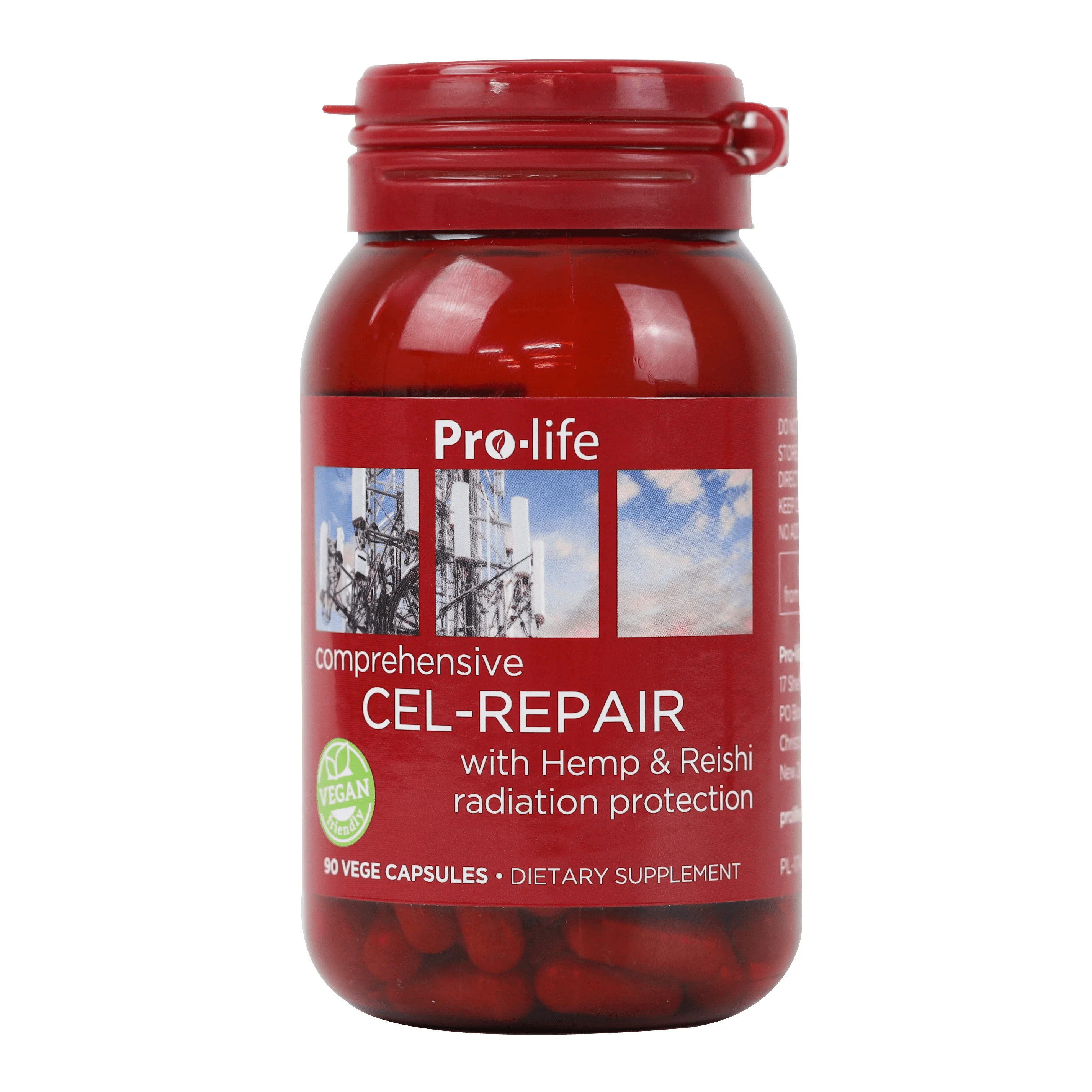 
Pro-life Cel-Repair | Support Cellular Repair and Electromagnetic and Antioxidant Protection, Suitable for Vegans 
