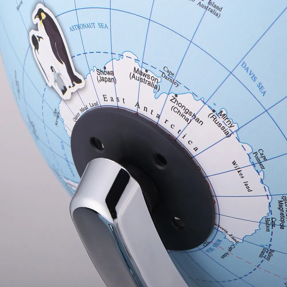 Dipper 9 inch Built-in LED light World Globe Illuminated AR smart globe for Geography Learning