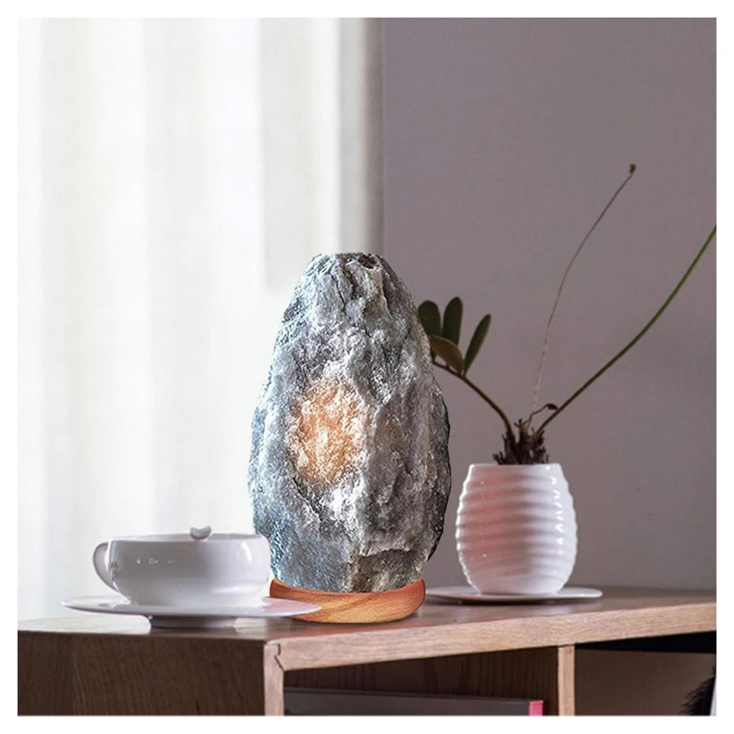 Real Natural Himalayan Three Type Salt Rock Night Light Salt Lamp With Wooden Base 100% Quality BY IMPEX PAKISTAN