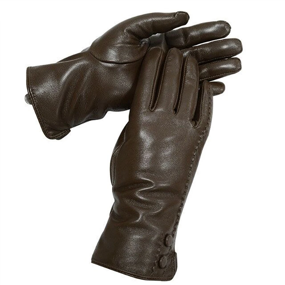 SHEEP LEATHER FASHION BLACK SOFT for Men Gloves