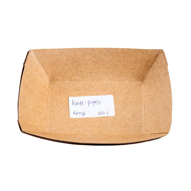 Takeaway  Polycoated Kraft  Paper Food Tray by  Georgia-Pacific, Kant Leek, Pathways, 5lb