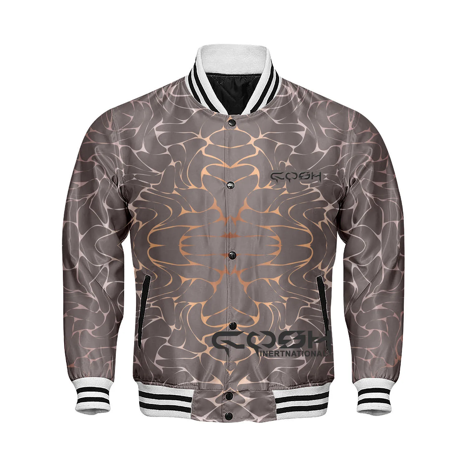 Highquality Sublimation Printed Baseball Jacket Sports And team Wear Windproof Letterman Pullover Jacket Vendor From Pakistan