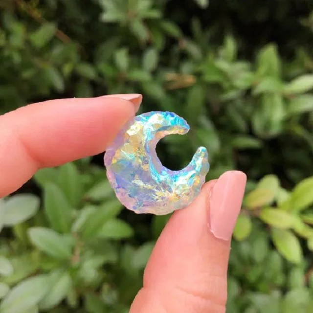 best selling india agate arrowheads opal opalite gemstone angel aura moon shape arrowhead for sale