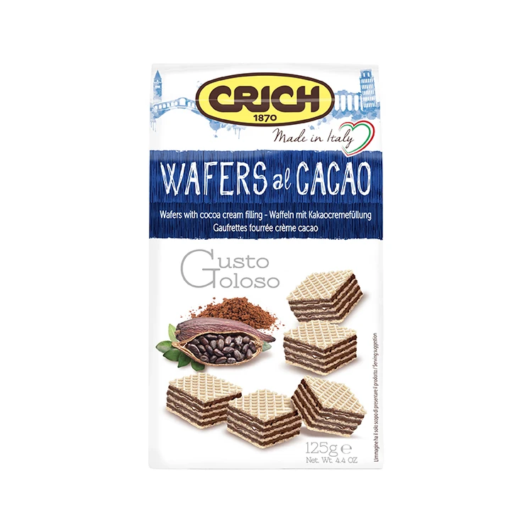 Wafers with cocoa cream filling 125 g Crich