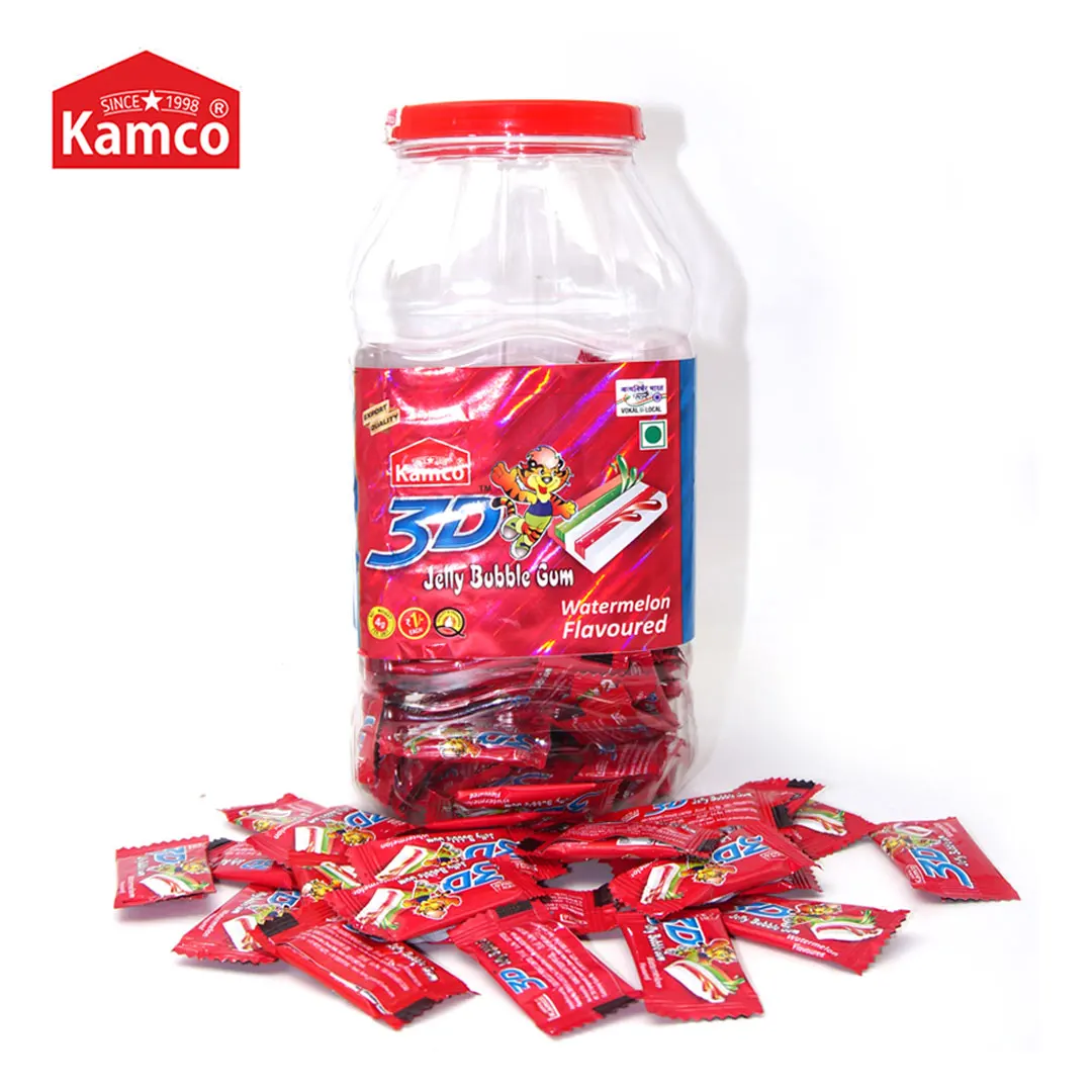 Export Quality 3D Jelly Watermelon Bubble Gum