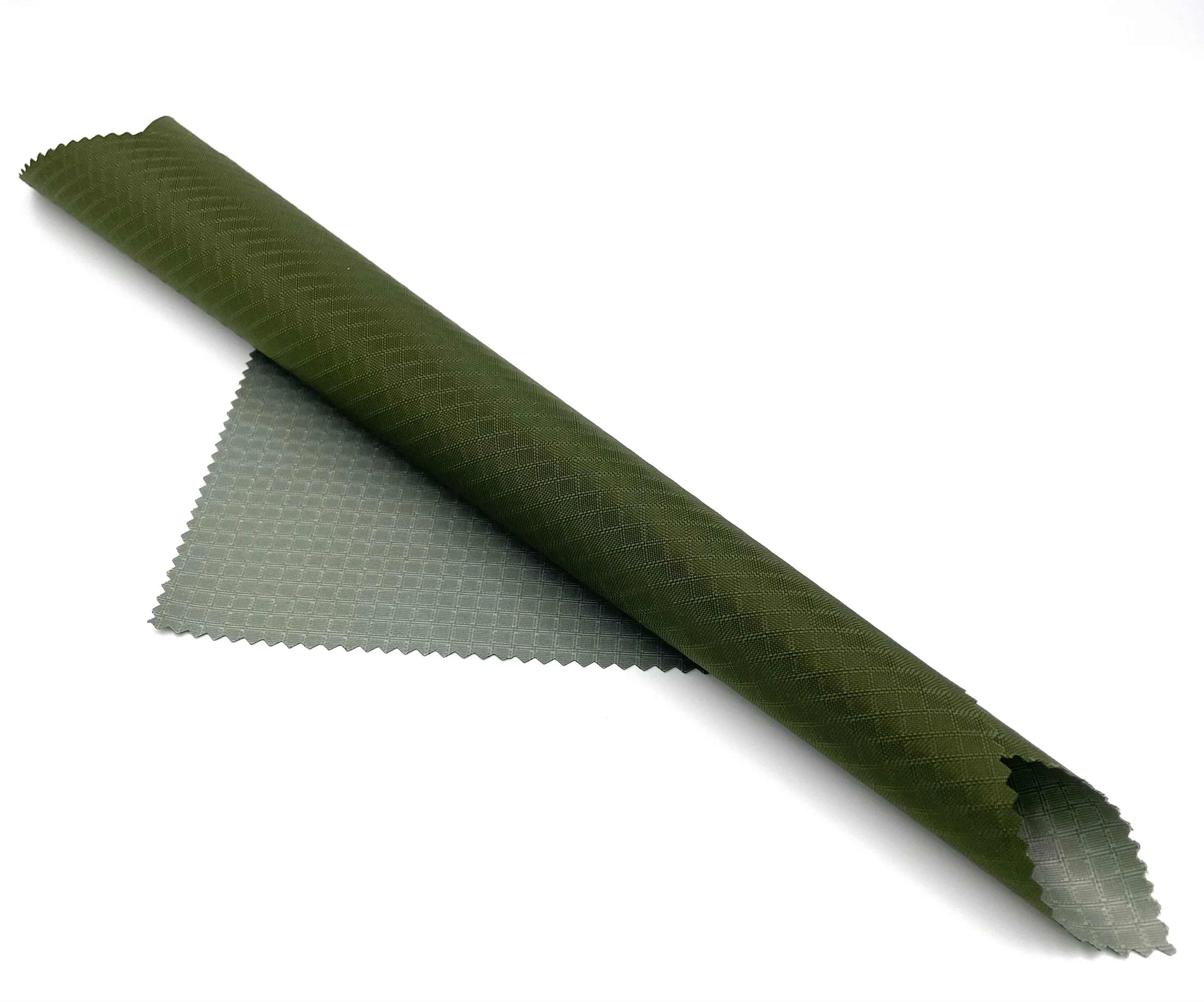 EPO 420D двойная пульсация нейлон с водонепроницаемым переработанным поливинилхлоридным покрытием для улицы