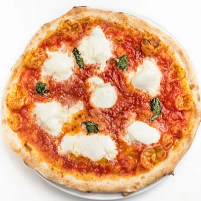 Top Italian quality Handmade single box packaging frozen Organic Pizza Margherita for retail