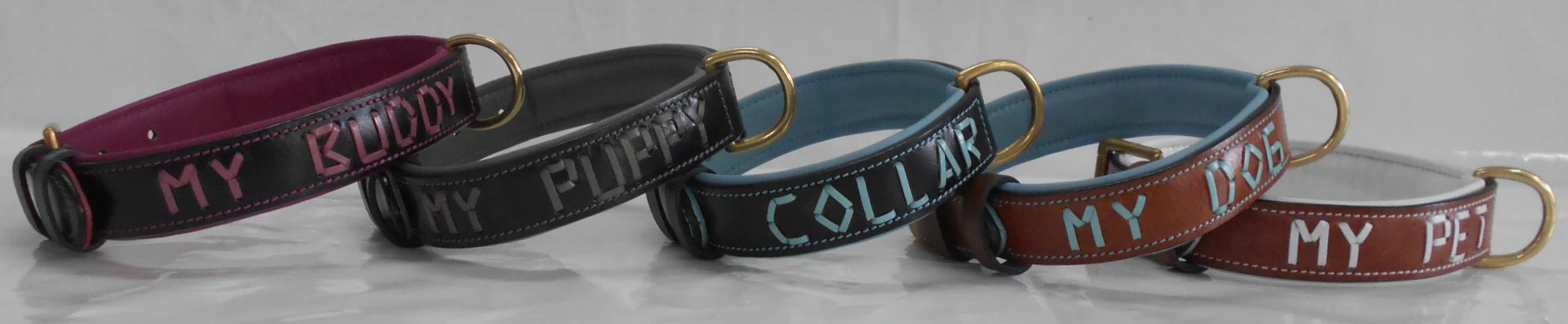  Ошейник для собак ручной работы дизайнерский ошейник из натуральной кожи класса люкс мягкая подкладка ручная работа лучшее качество