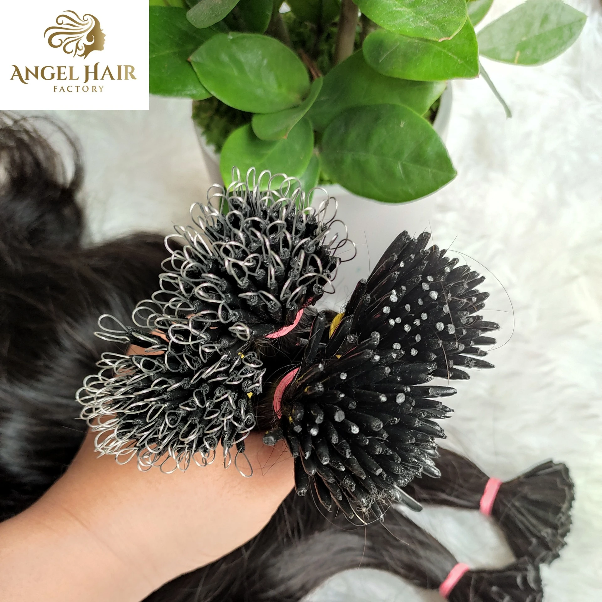 
 Поставщик волос, супер двойные натянутые необработанные вьетнамские человеческие волосы, кератин I tip U tip нанокольца для наращивания  