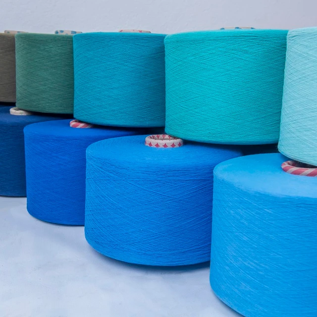 Ne30/1, Ne24/1, Ne20/1, Ne12/1  Recycle Yarn for Circular Knitting with GRS Certificate Oeko-Tex High Quality weaving, Knitting