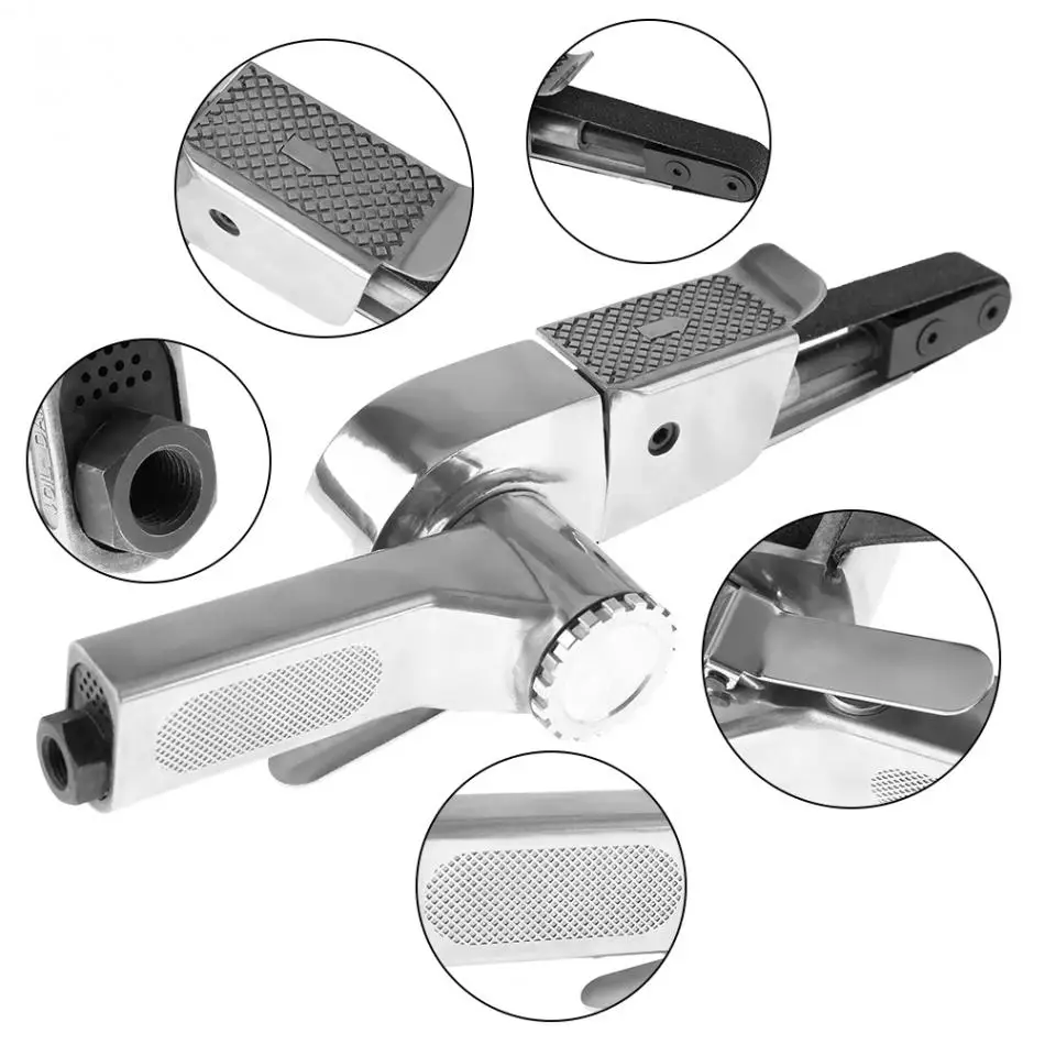 360 adjustable angle compact 3/8 belt sander Offset handle angle for greater access to difficult to reach panels to Isle of Man