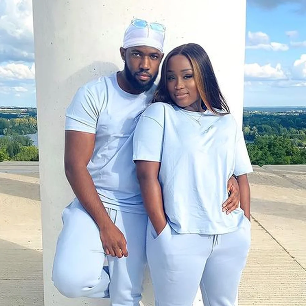 Wholesale stylish t shirts gym workout with your custom logo and sizes whole sale sets with logo