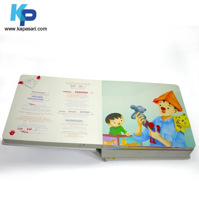 Индонезийский Пользовательский логотип Полноцветный журнал каталог буклет служба печати