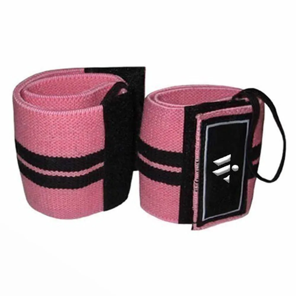 Custom Best Quality Elastic Weight Lifting Wrist Wraps Custom Logo Weightlifting Wrist Straps