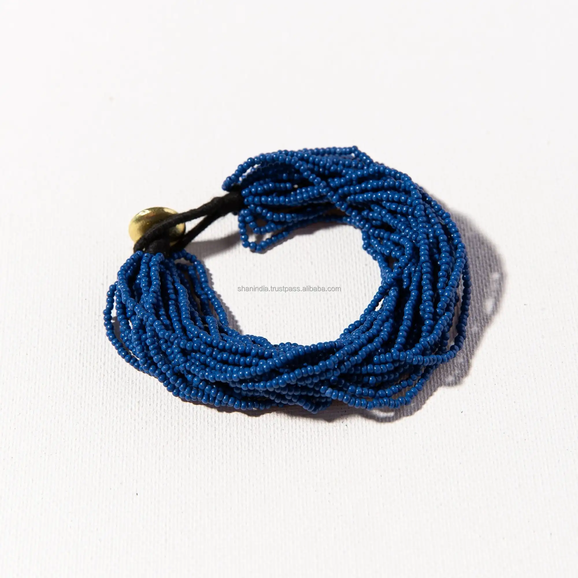 Glass Beads Multilayered Bracelet with lock