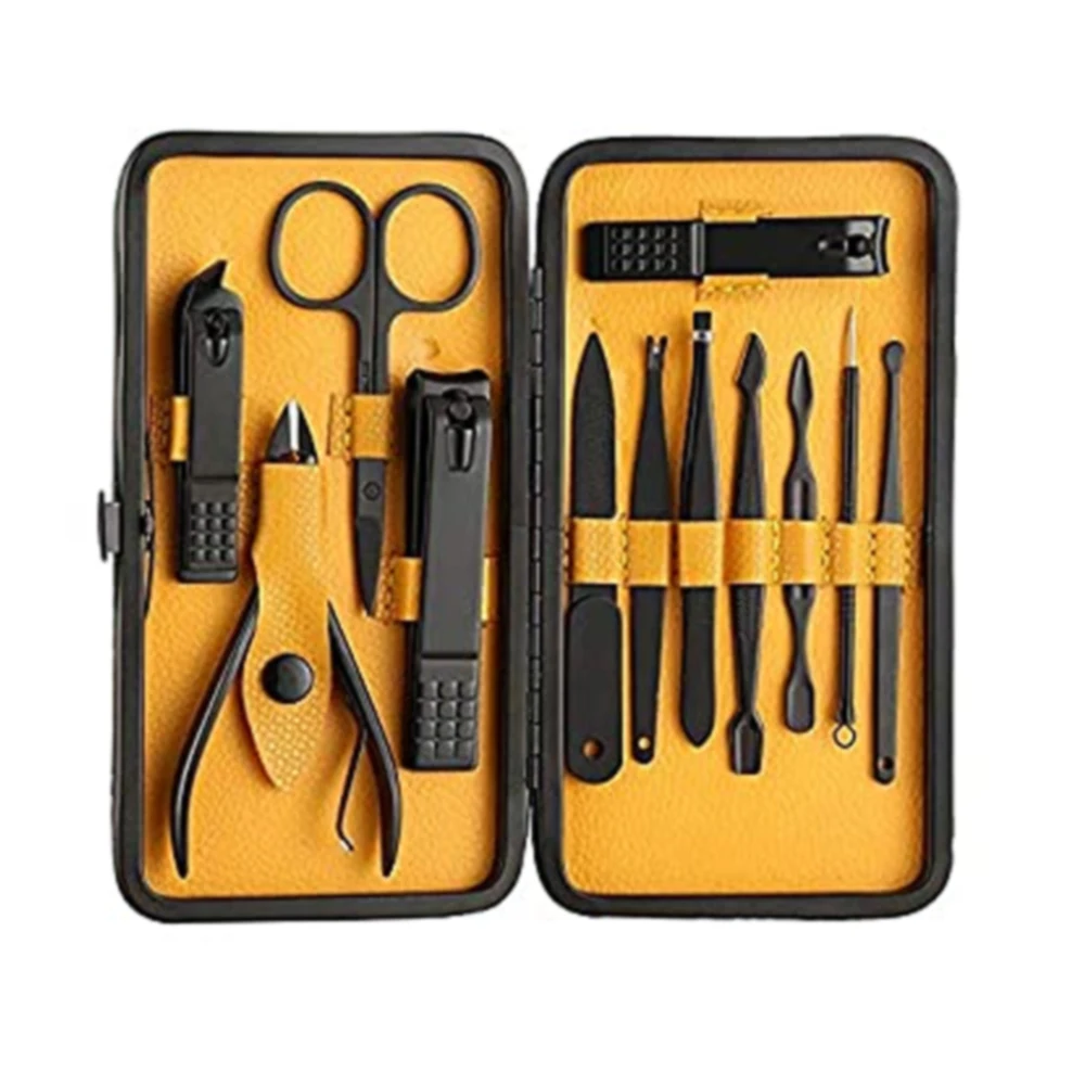 
 Набор для маникюра и педикюра, роскошный дорожные сумки для женщин подарок сувенир 5 шт. розовое золото маникюр педикюр набор профессиональный набор для ухода  