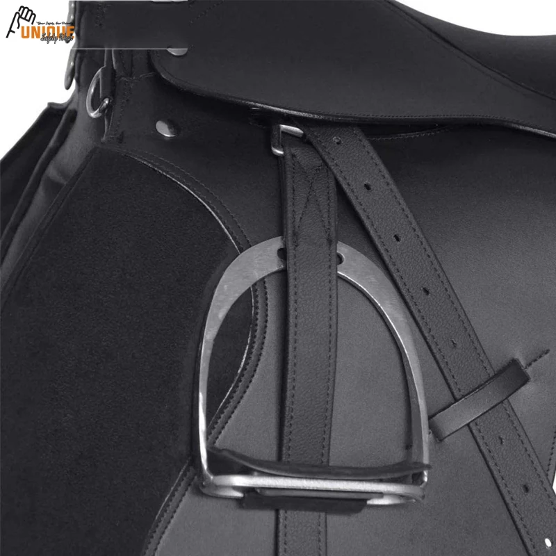 Новинка высококачественное кожаное седло для лошадей профессиональный английский набор седлов верховой езды