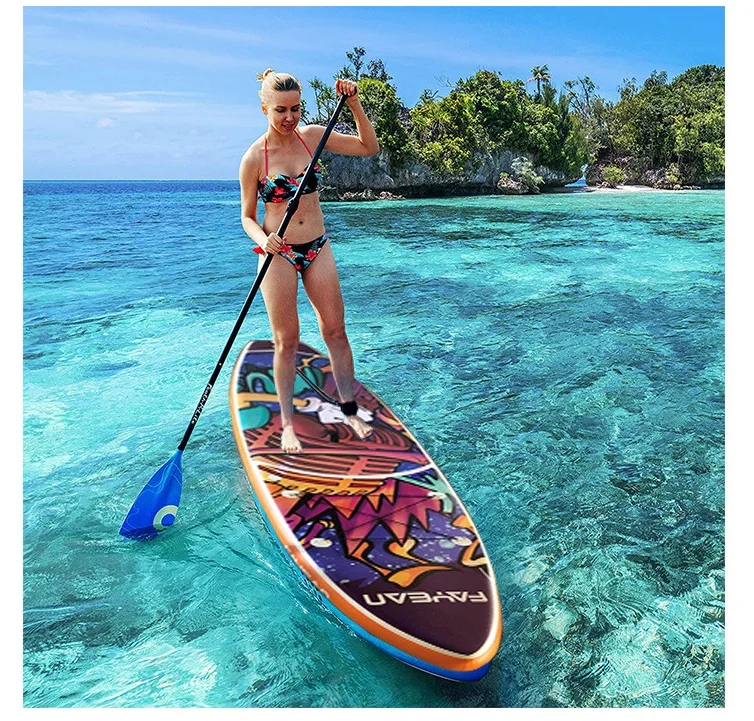 Paddle Board Standup Inflatable Standing, ISUP Board Inflatable Paddle board, Touring Inflatable Stand-up Paddle Board