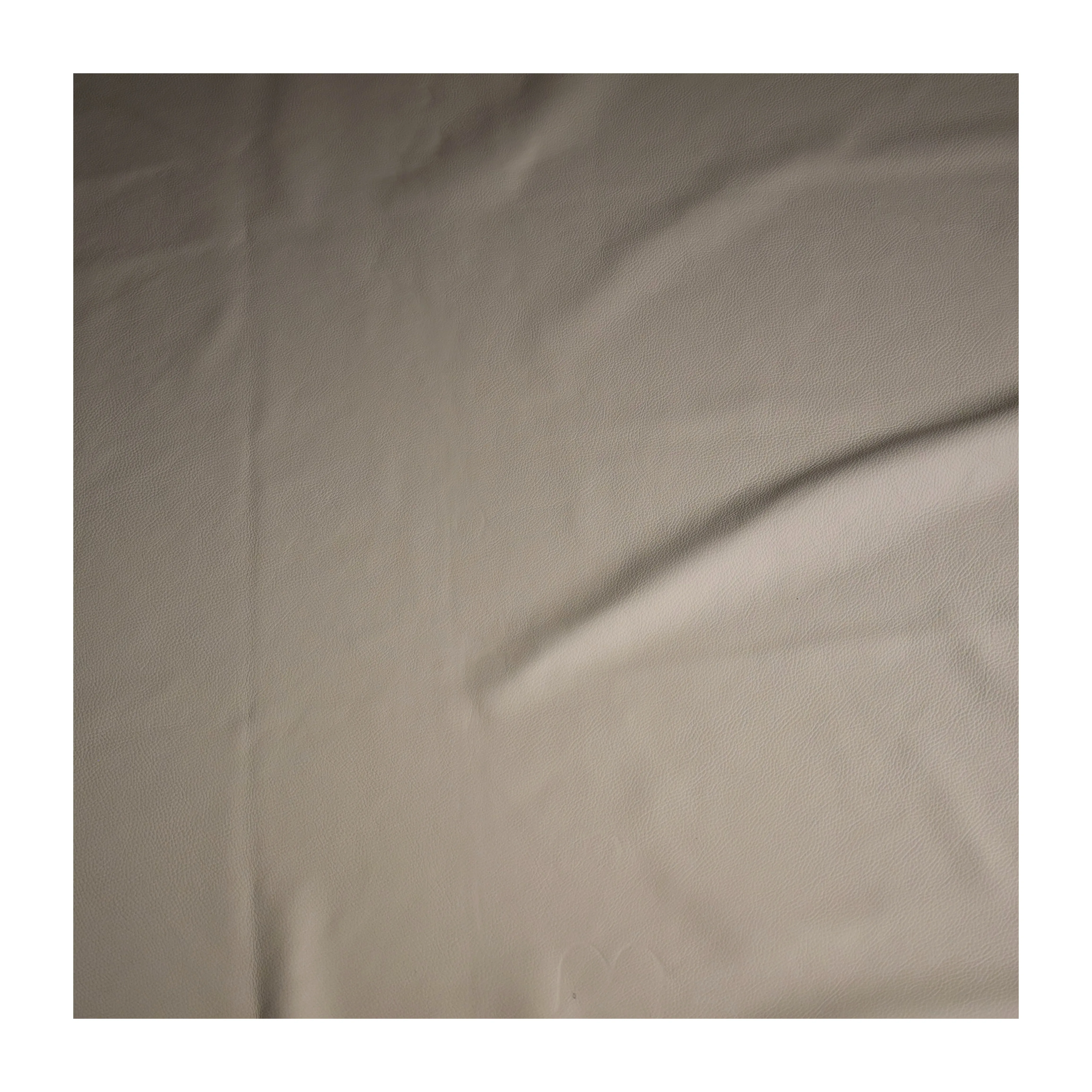 Beige Grain Cowhide with Uniform Dollar Print in All Leather. Ideal for Bags and Furniture