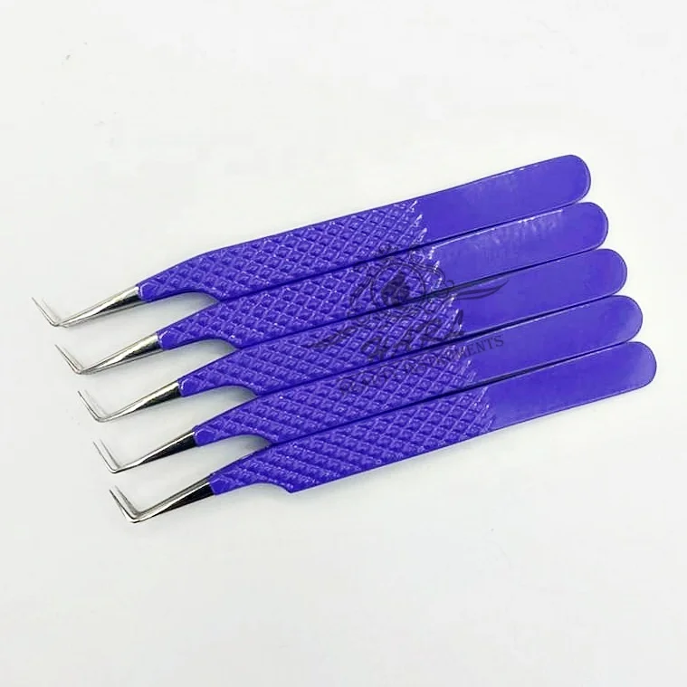 90 Angle Eyelash Extension Tweezers Private Label Tweezer Eyelash Extensions Lash Tweezers Fiber Tips Beauty Tools And Accessory