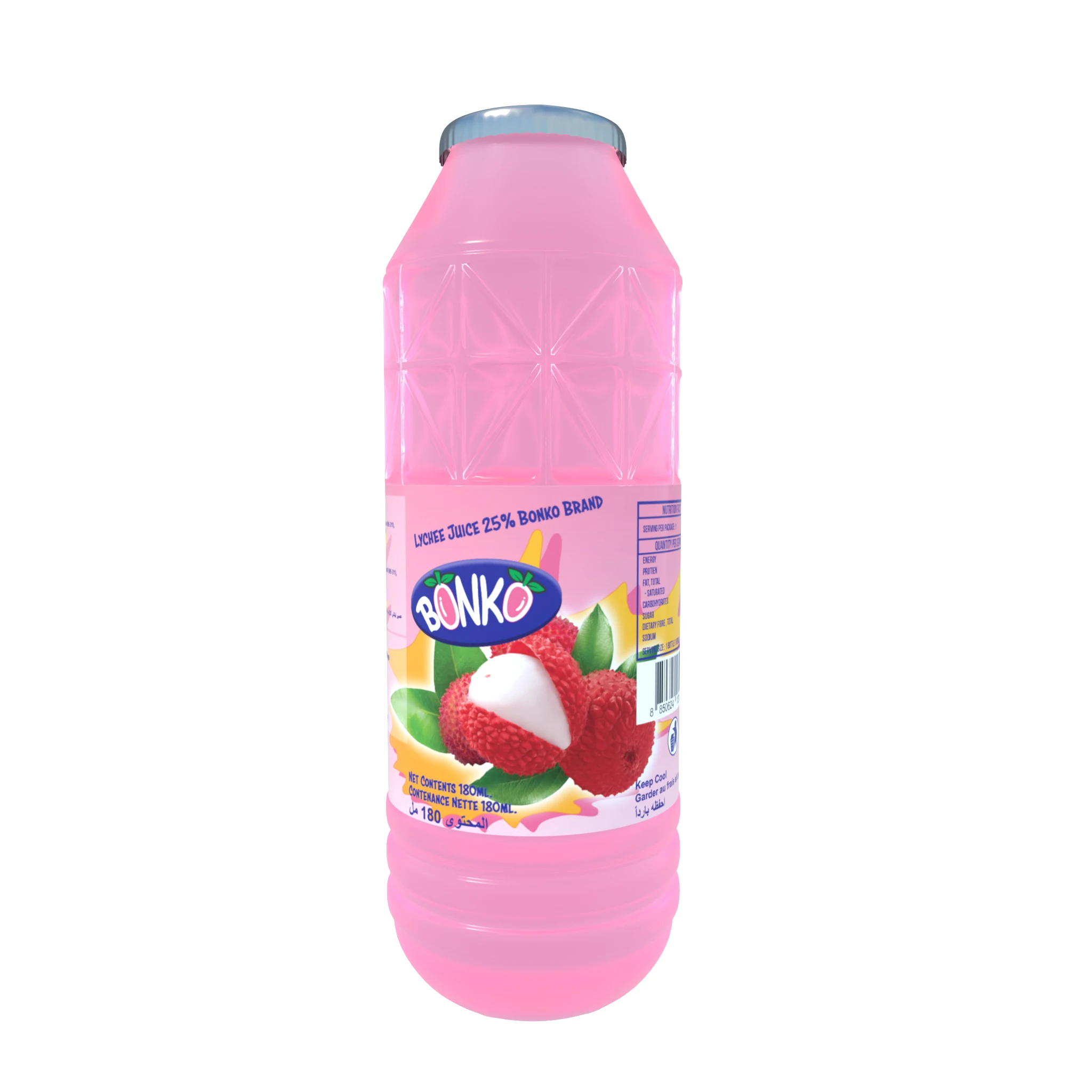 Fruit Drink Juice Lychee 180ml Plastic bottle BONKO brand