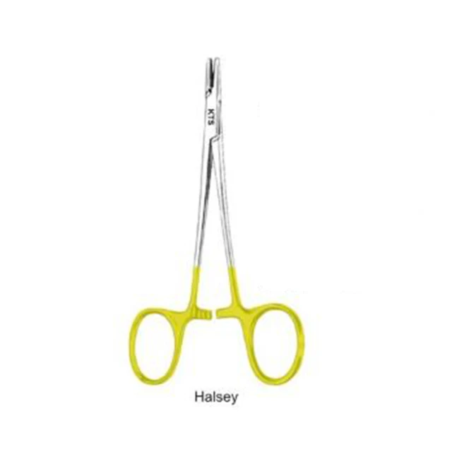 Хирургические инструменты держатели игл и прокладки Halsey из нержавеющей стали карбида вольфрама