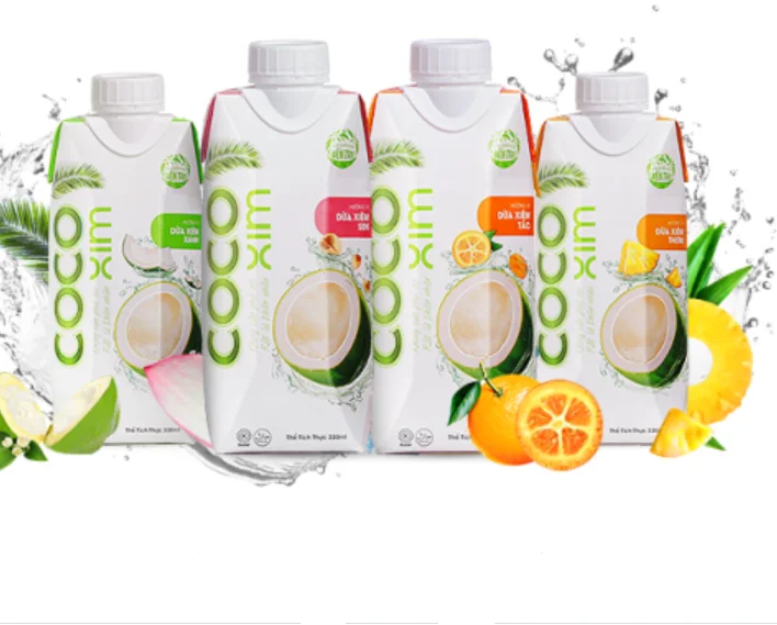 Вьетнам производитель 100% натуральной кокосовой воды со вкусом ананаса
