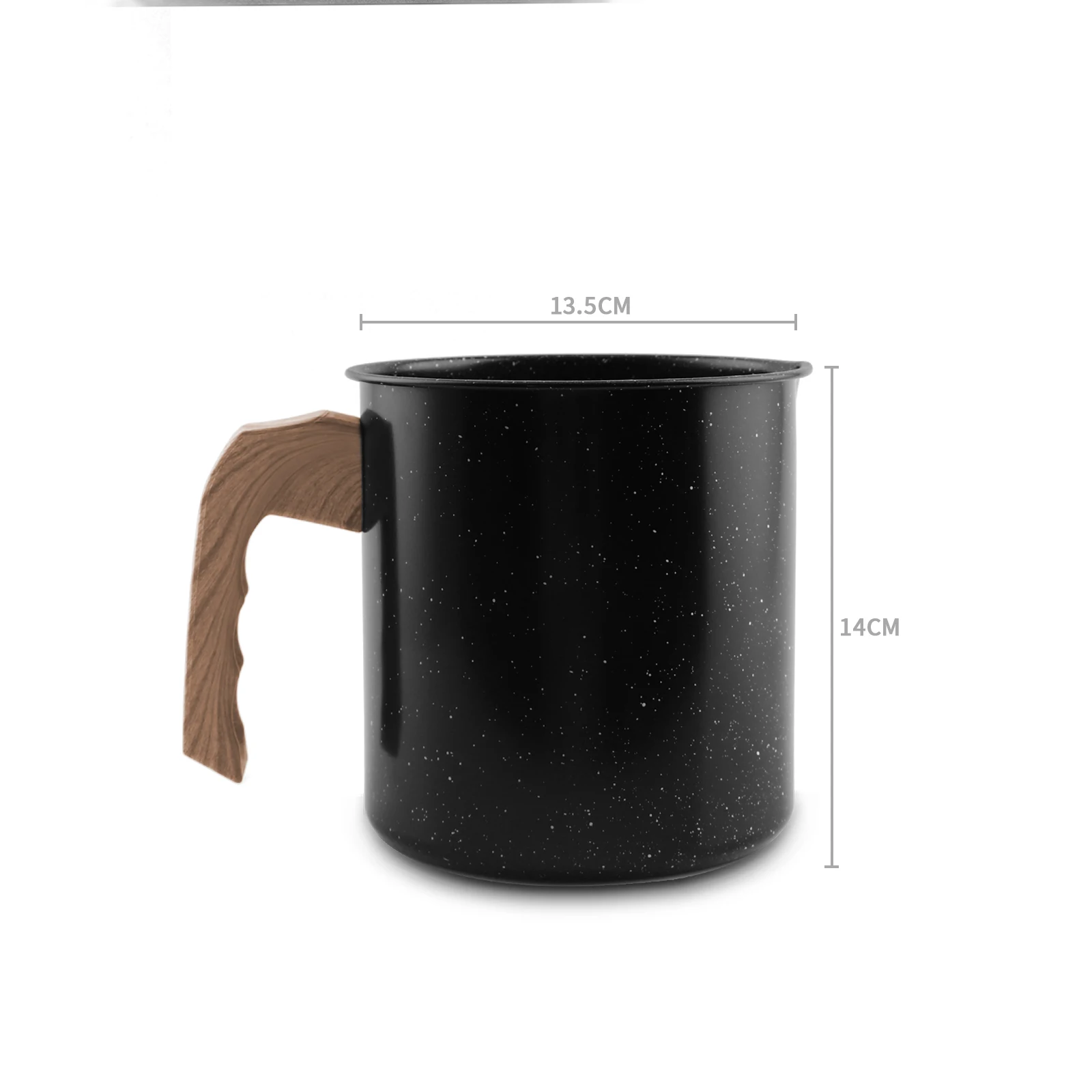 Bacon Grease Container Thick Iron Oil Filter Pot Rust-Proof Oil Storage Container For Kitchen (1.4L/1.7L) Grease Can