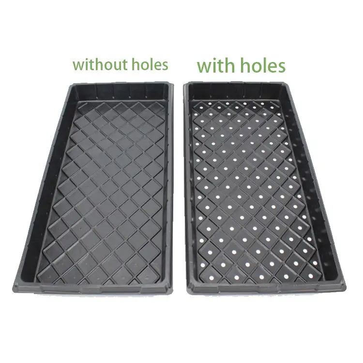 Flat Seed Tray Seedling Propagation Starter Trays Plastic Seedling Nursery Flat Tray