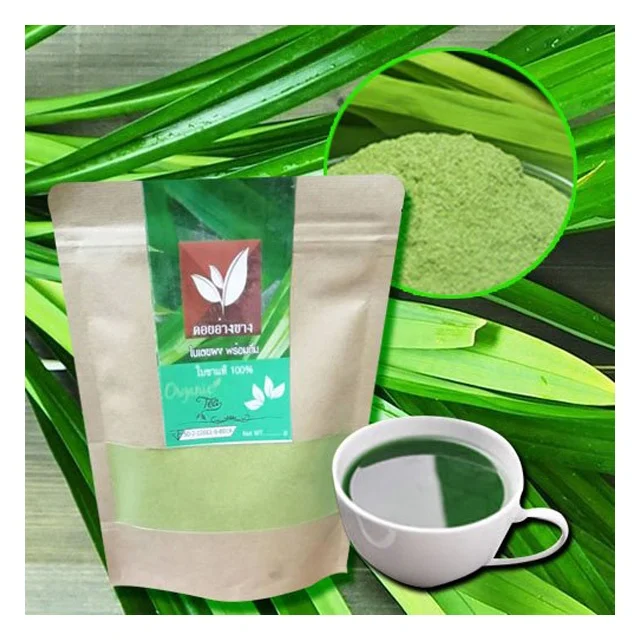 Best Price 100g Pandan Leaf Powder Spray Dry for Drink Beverage Bakery from Thailand Made in Thailand