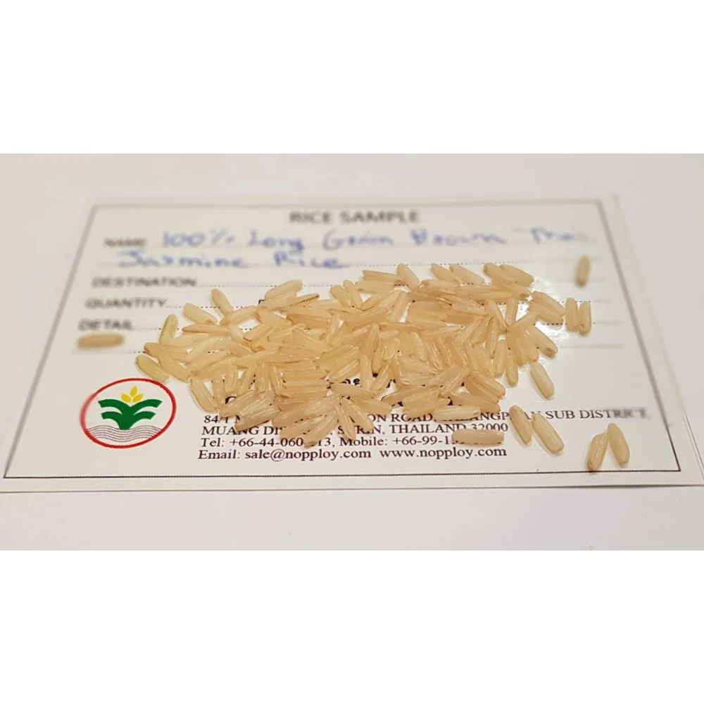Коричневый тайский жасмин рис 5 кг, произведен на сертифицированной фабрике риса GMP, HACCP SGS