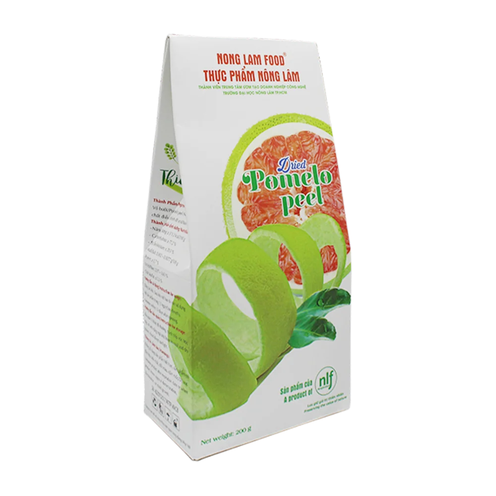 Nutrition Fruit Oganic Dried Pomelo Peel 200g Vitamin C recipe Megavita From Viet Nam