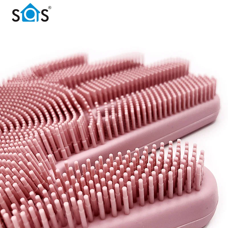 
Best Selling Multi Purpose Flexible Comfortable Kitchen Silicone Rubber Dish Washing Gloves For Cleaning 