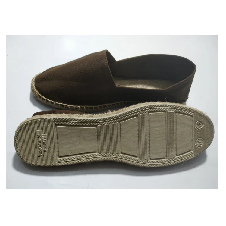 Espadrilles Leaders in Selling Traditional Design Jute Sole Plain Solid Color Espadrilles Flat Shoes