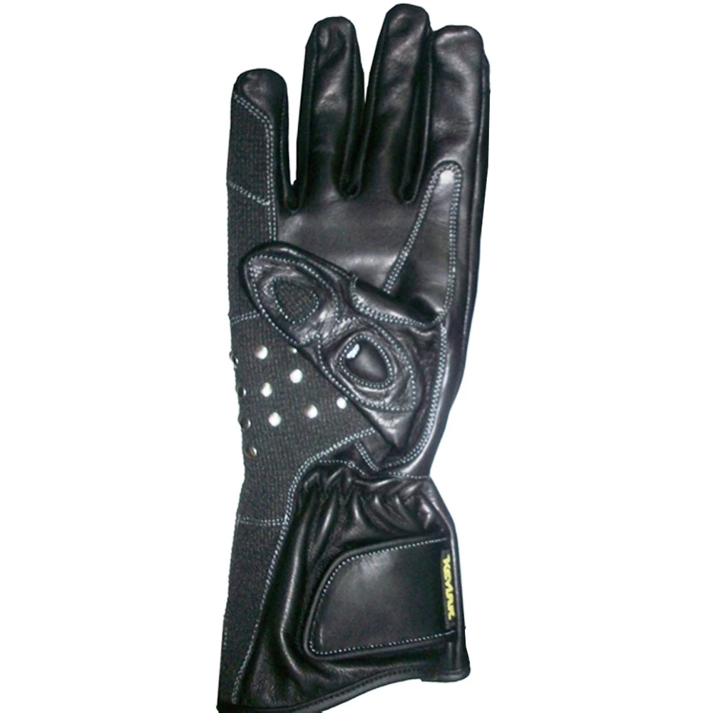 Best selling Black color Pro biker leather motorbike gloves custom logo low price USA 2022