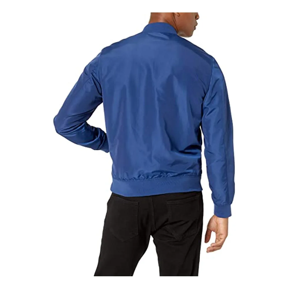 Модная дизайнерская мужская атласная бейсбольная куртка