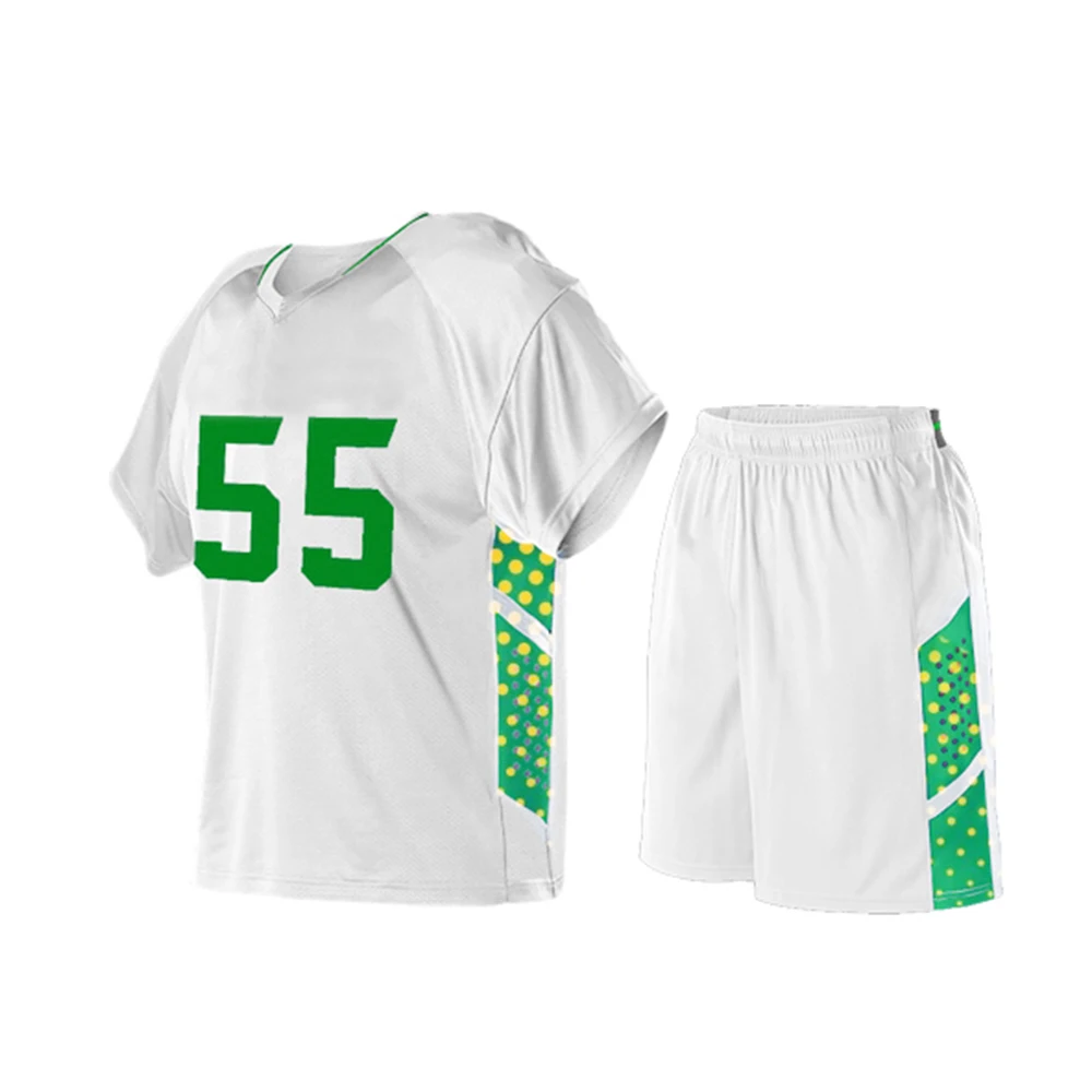 Wholesale Cheap Custom Best Quality Sublimated College Youth Lacrosse Uniforms Custom Designs for Men Sportswear 100% Polyester