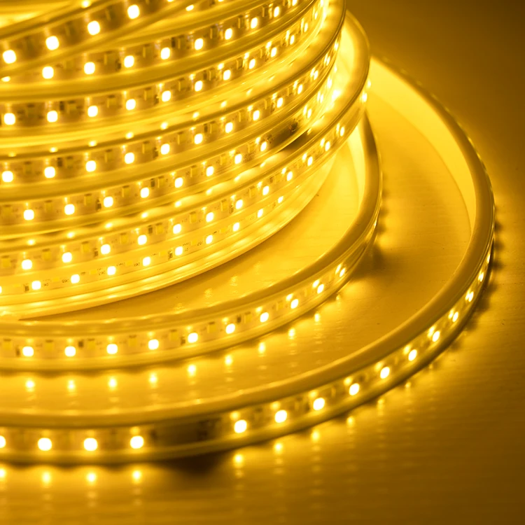 High quality 8.8W 6000K Yellow waterproof light strip/led strip light