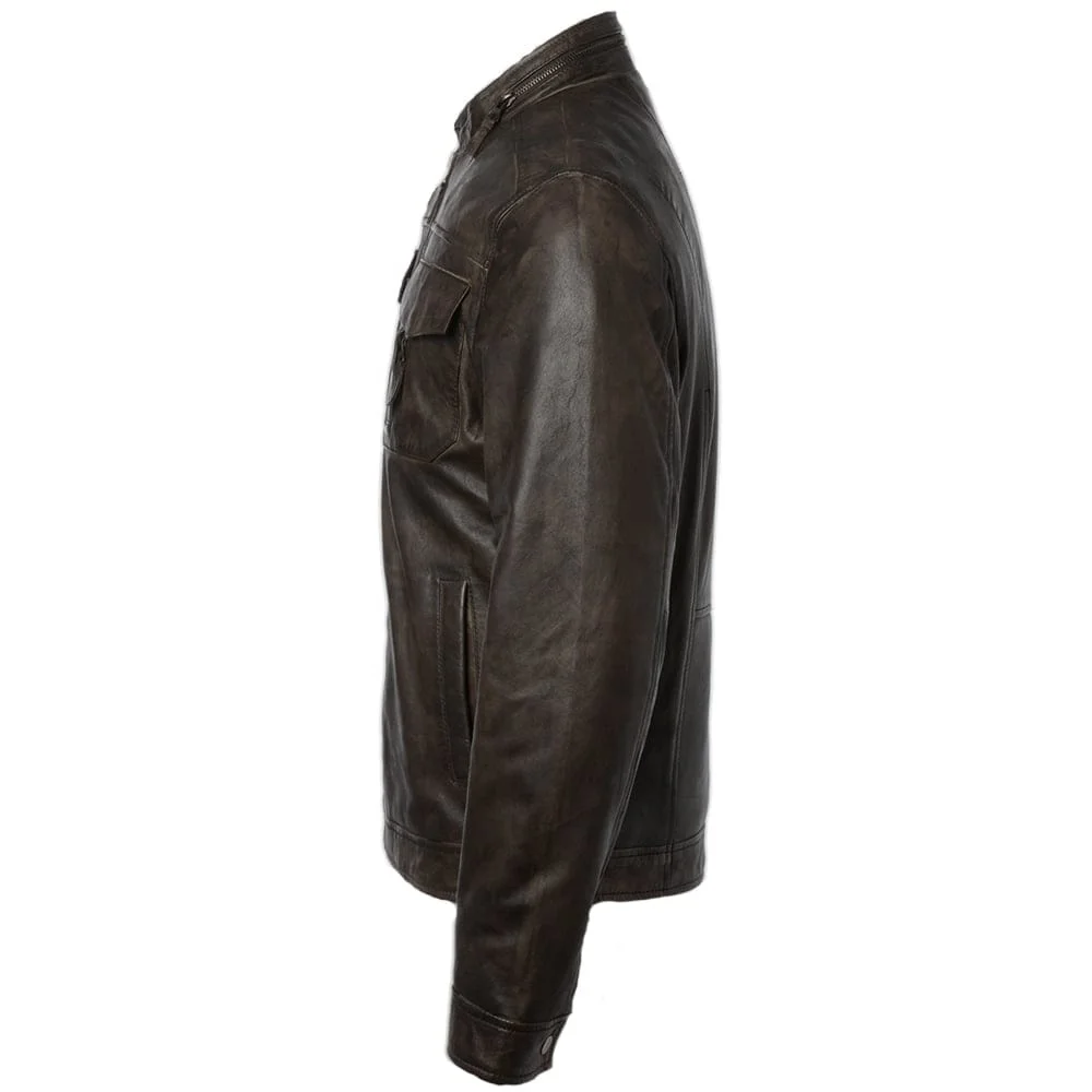 New Design Top Quality Pure 100% Leather Jacket