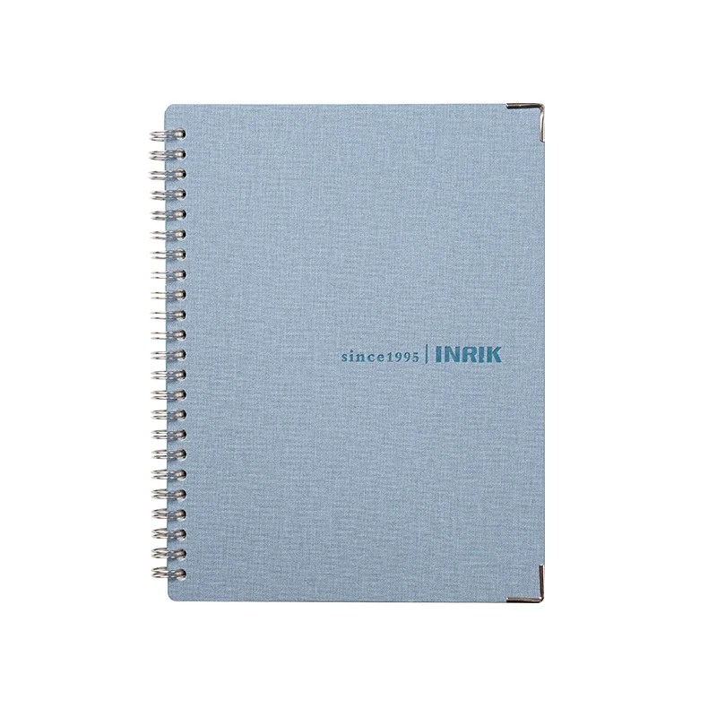 Оптовая продажа провода A5 дневник ПУ кожаный журнал изготовленный на заказ подкладке винтообразный с металлическим декором угол