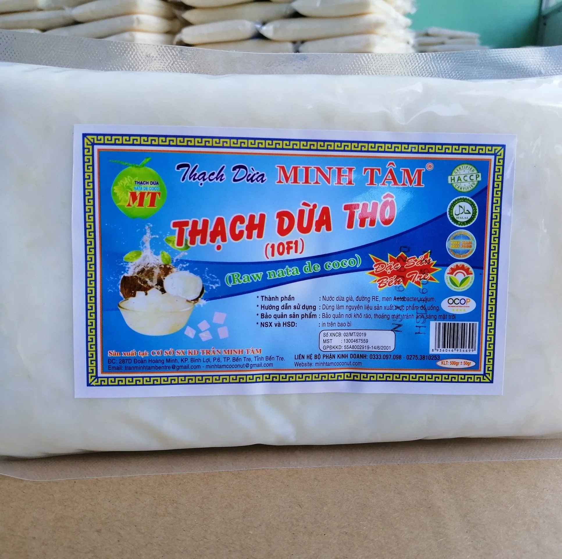 
Minh Tam White Nutritous Coconut Nata De Coco Made In Vietnam 