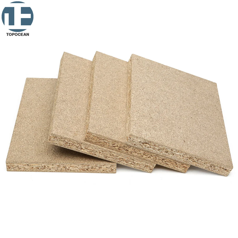 TOPOCEAN P1 CARB  4*8ft 1220*2440mm 15mm thicknesss Laminated Particle Board Mfc Board Mdf Flakeboards chip board for sale