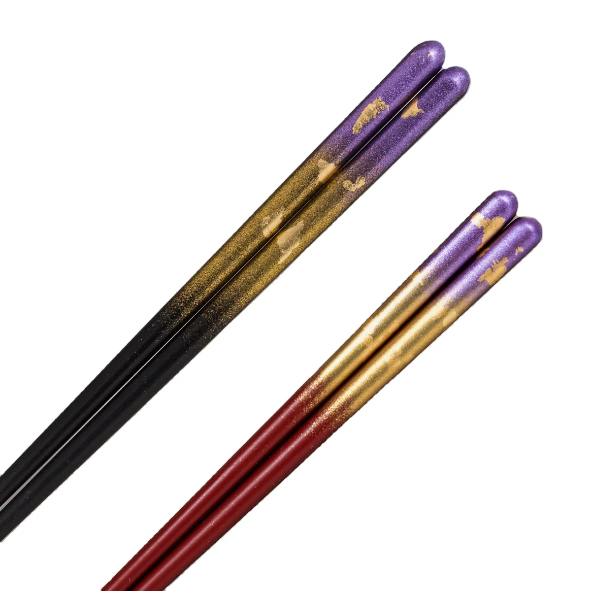 Japanese luxury chopstick set gift and kid chopstick with gold leaf for home, gift, hair chopstick accessories