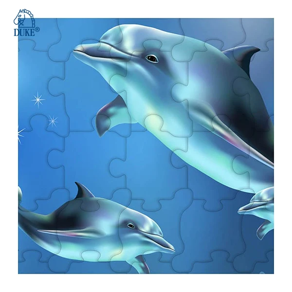 Kids Puzzle Game Dolphin Picture 100pcs Floor Puzzle Toys